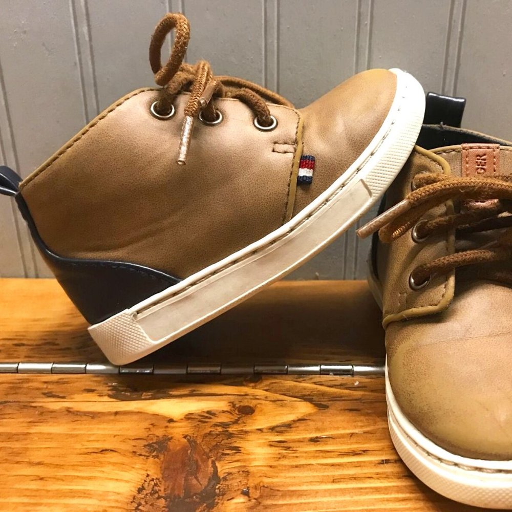Tommy Hilfiger Youth 7 Ken Chukka Cognac High Top Lace-up Sneaker High Top Shoe